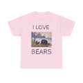 I Love Bears T-Shirt | Vintage Bear Art Nature Wildlife Tee