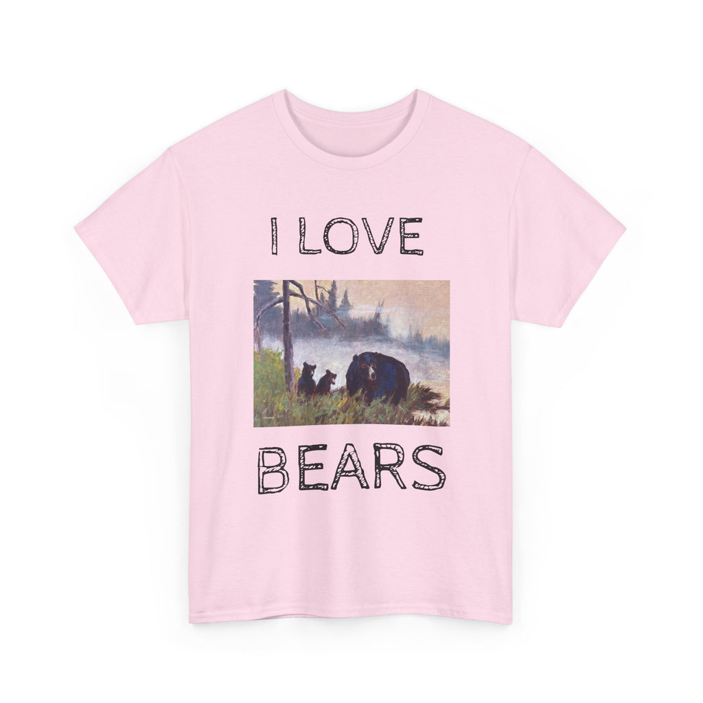 I Love Bears T-Shirt | Vintage Bear Art Nature Wildlife Tee