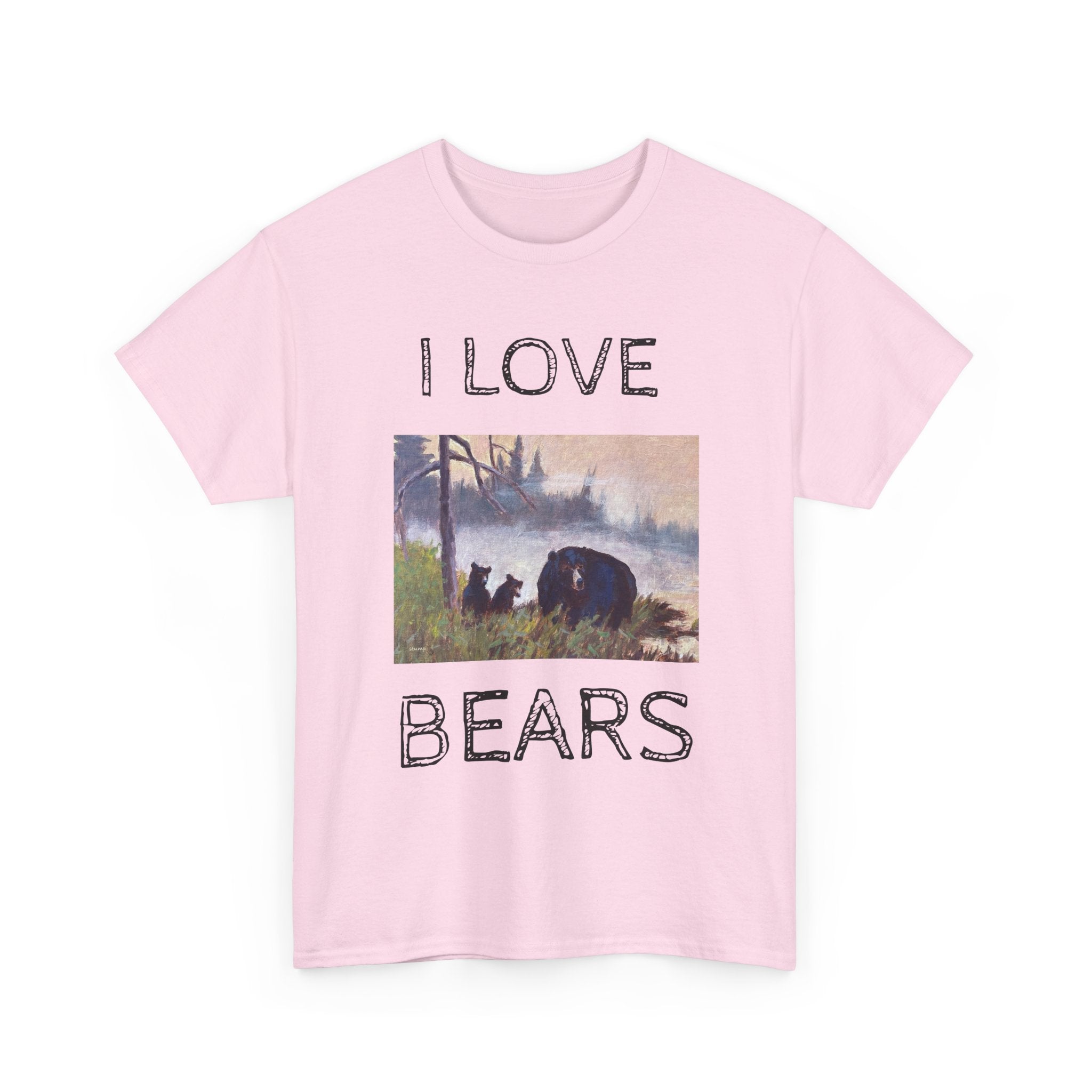 I Love Bears T-Shirt | Vintage Bear Art Nature Wildlife Tee