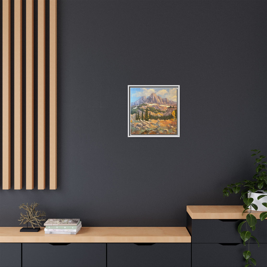 Grand Tetons from the Idaho Side Floater Framed Canvas Print