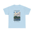 Upstate & Chill Tee | Lake Mountain Landscape, Relaxed Nature Vibes