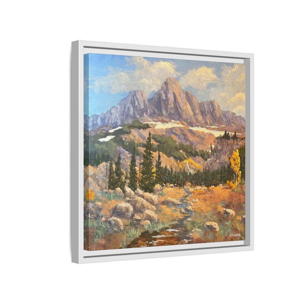 Grand Tetons from the Idaho Side Floater Framed Canvas Print