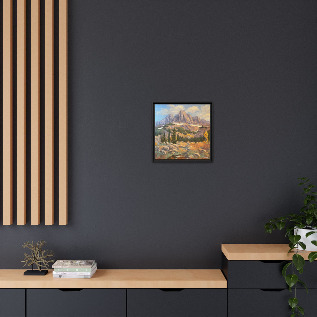 Grand Tetons from the Idaho Side Floater Framed Canvas Print