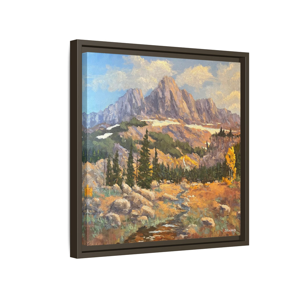 Grand Tetons from the Idaho Side Floater Framed Canvas Print