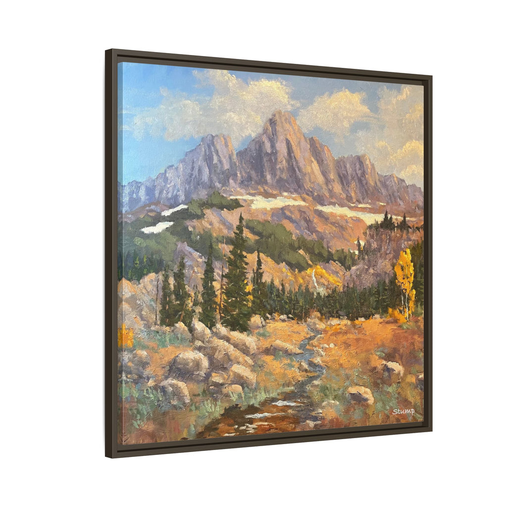 Grand Tetons from the Idaho Side Floater Framed Canvas Print