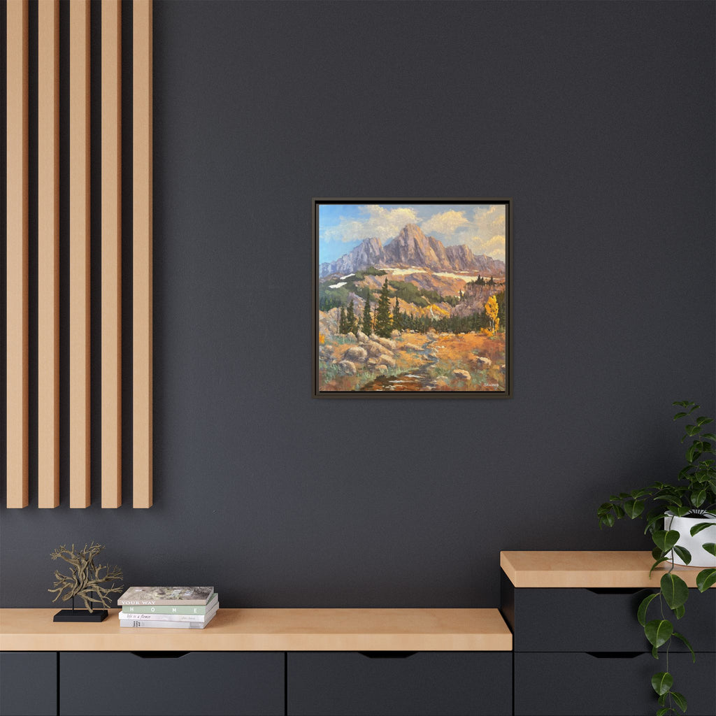 Grand Tetons from the Idaho Side Floater Framed Canvas Print