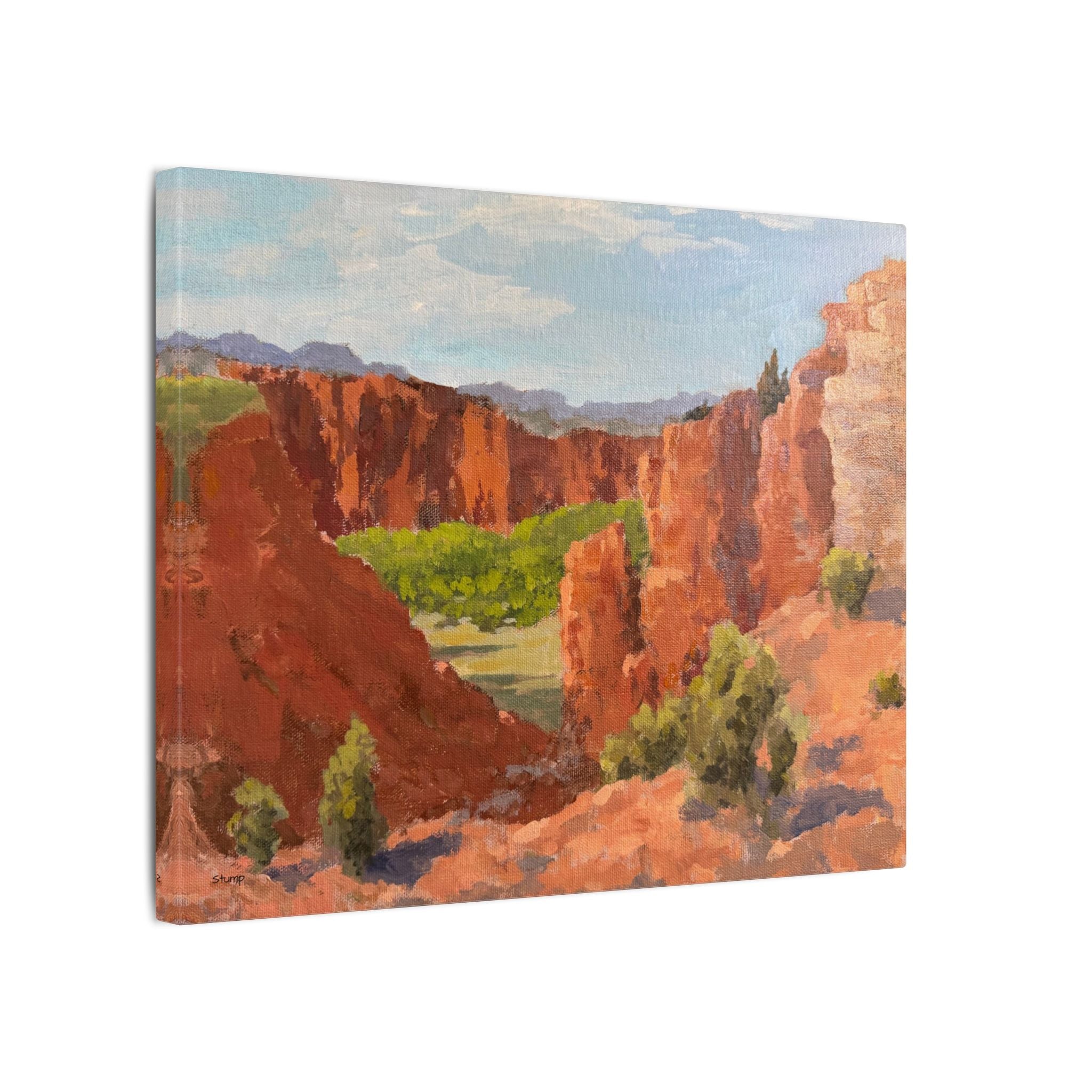 Canyon De Chelly Rim View Canvas Wrap 11x14 Decorator Gallery Wall Art