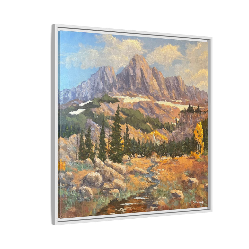 Grand Tetons from the Idaho Side Floater Framed Canvas Print